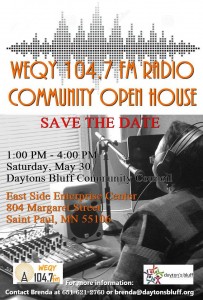 WEQY Open House flyer